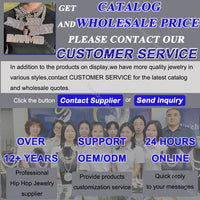 Ready to Ship S925 Sterling Silver Ring 18K Gold Plated Hip Hop Men VVS Moissanite Diamond Ring Factory Price