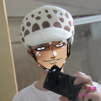 Anime One Piece Portgas.D.Ace Cosplay Hat Cowboy Hat With Bones Skull Toys Cosplay Trafalgar Law Cap Chopper .Luffy straw hat