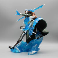 One Piece Aokiji Kuzan Anime Figures 2 Heads 30cm Gk Figurine Pvc LED Luminous Model Statue Collection Decora Toy Christmas Gift