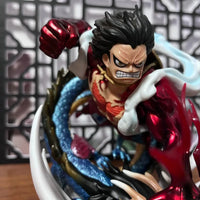 One Piece Monkey D Luffy Gear 4 17cm Anime Figurine Model GK Action Figure PVC Statue Collection Toy Figma