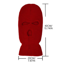 Motorcycle Windproof Full Face Knit Hats Custom SkiMask Men Warm Wool