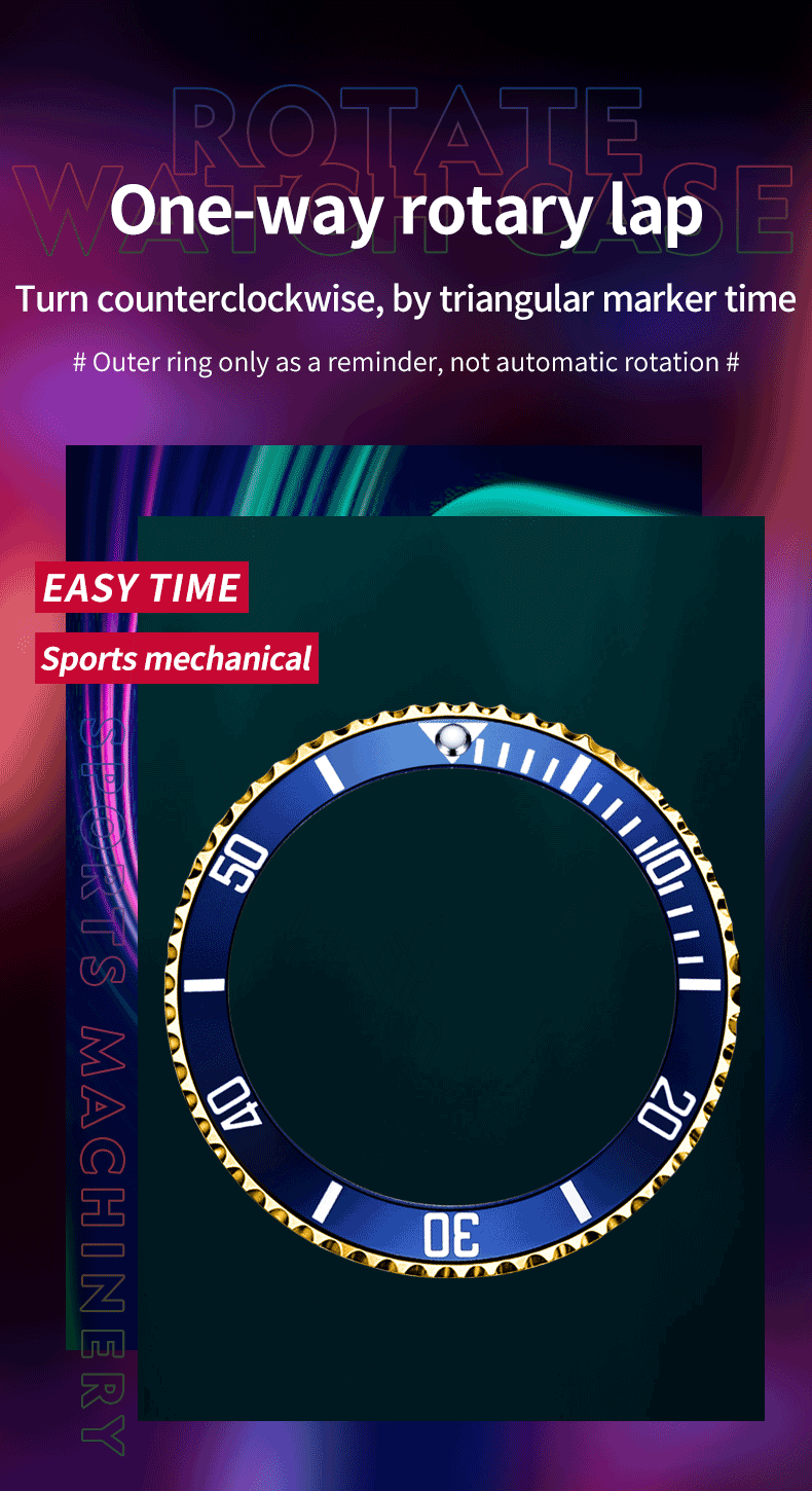 OLEVS 6650 Men Watch Classic Original Automatic Mechanical Watch For Man Zircon Scale Waterproof Luminous Stainless Steel Reloj