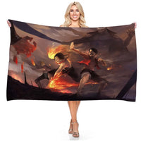 Anime One Piece 75*150cm Polyester Pirate Monkey D.Luffy Skull Flag One Piece Straw Hat Pirates Trumpet Banner Flag Gifts 