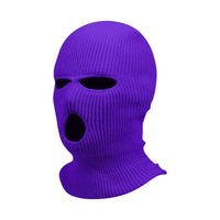 Motorcycle Windproof Full Face Knit Hats Custom SkiMask Men Warm Wool