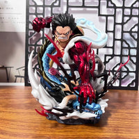 One Piece Monkey D Luffy Gear 4 17cm Anime Figurine Model GK Action Figure PVC Statue Collection Toy Figma