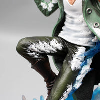 One Piece Aokiji Kuzan Anime Figures 2 Heads 30cm Gk Figurine Pvc LED Luminous Model Statue Collection Decora Toy Christmas Gift