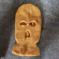 Motorcycle Windproof Full Face Knit Hats Custom SkiMask Men Warm Wool