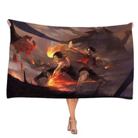 Anime One Piece 75*150cm Polyester Pirate Monkey D.Luffy Skull Flag One Piece Straw Hat Pirates Trumpet Banner Flag Gifts 