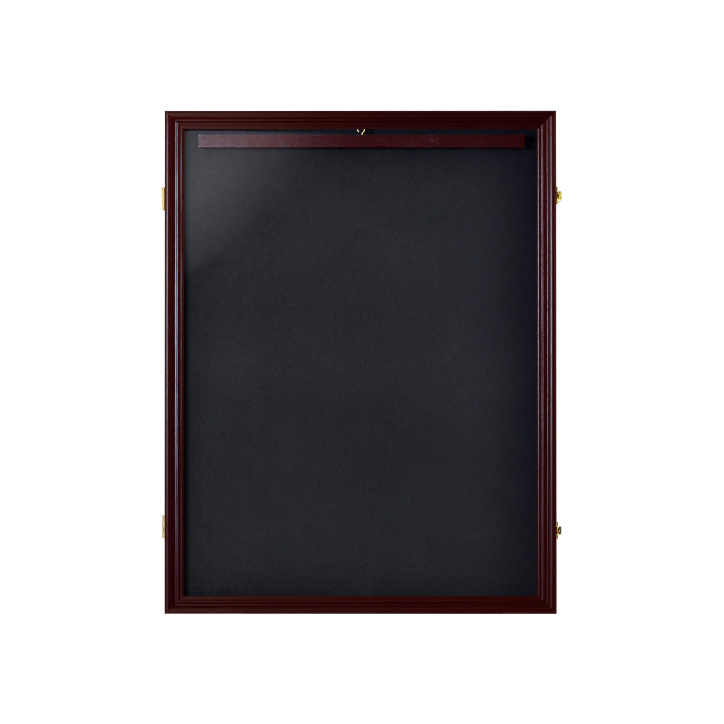 Football Baseball Basketball Hockey Jersey Display Case Frame,With UV Protection Acrylic Wood Hanger, Brown