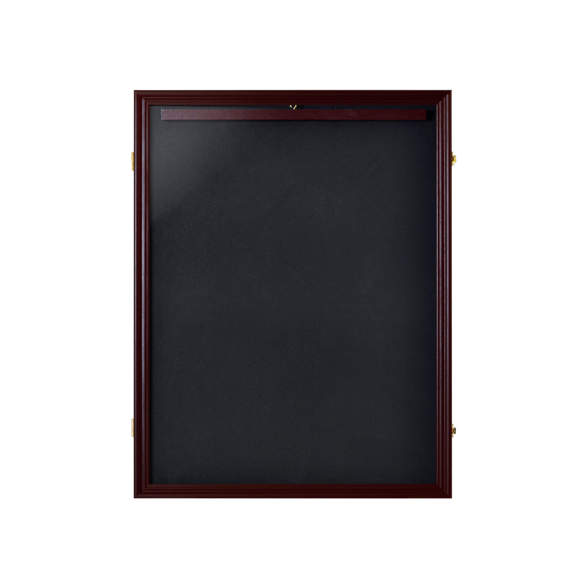 Football Baseball Basketball Hockey Jersey Display Case Frame,With UV Protection Acrylic Wood Hanger, Brown