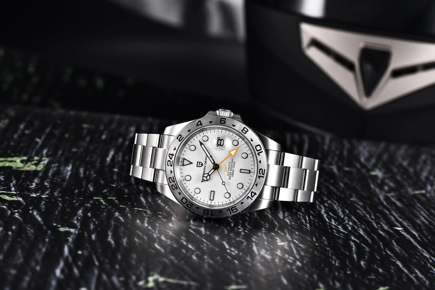 Pagani Design 2025 new 42MM fashionable men's automatic mechanical watch luxury sapphire stainless steel waterproof 10Bar lumino