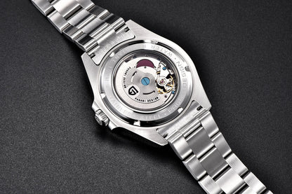 Pagani Design 2025 new 42MM fashionable men's automatic mechanical watch luxury sapphire stainless steel waterproof 10Bar lumino