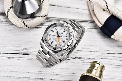Pagani Design 2025 new 42MM fashionable men's automatic mechanical watch luxury sapphire stainless steel waterproof 10Bar lumino