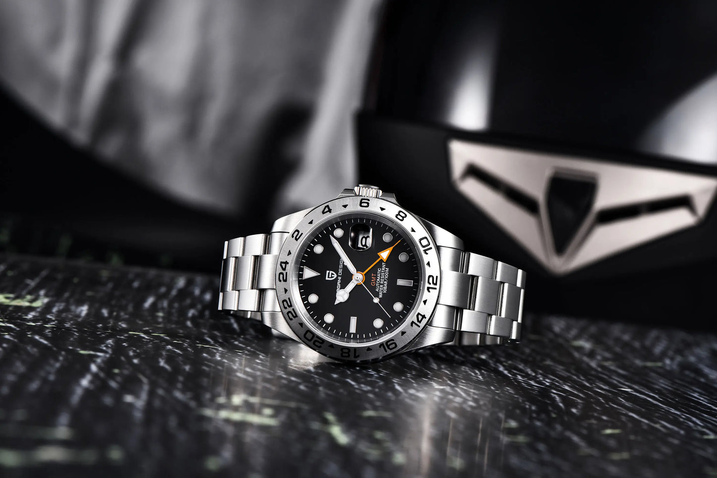 Pagani Design 2025 new 42MM fashionable men's automatic mechanical watch luxury sapphire stainless steel waterproof 10Bar lumino