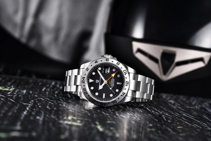 Pagani Design 2025 new 42MM fashionable men's automatic mechanical watch luxury sapphire stainless steel waterproof 10Bar lumino