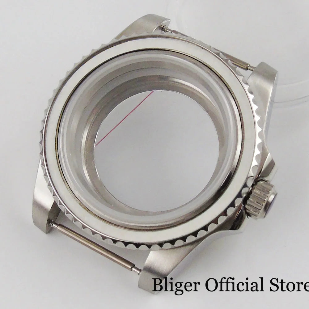 Bi-directional Rotating Bezel 40mm Dive Watch Case Bracelet 20ATM Waterproof Fit NH35 NH34 GMT ETA 2824 PT5000 Sapphire