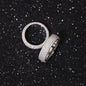 Ready to Ship Hiphop Star Ring Fine Jewelry Iced Out Gold Plated S925 Silver VVS Moissanite Diamond Cross Ring for Men Women