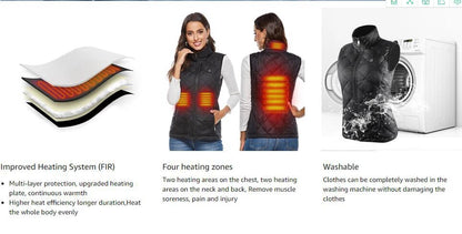 Women Heating Vest Autumn and Winter Cotton Vest