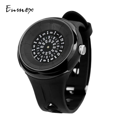 2023 men's gift Enmex creative industrial   wristwatch digital design light sports fashion quartz watches