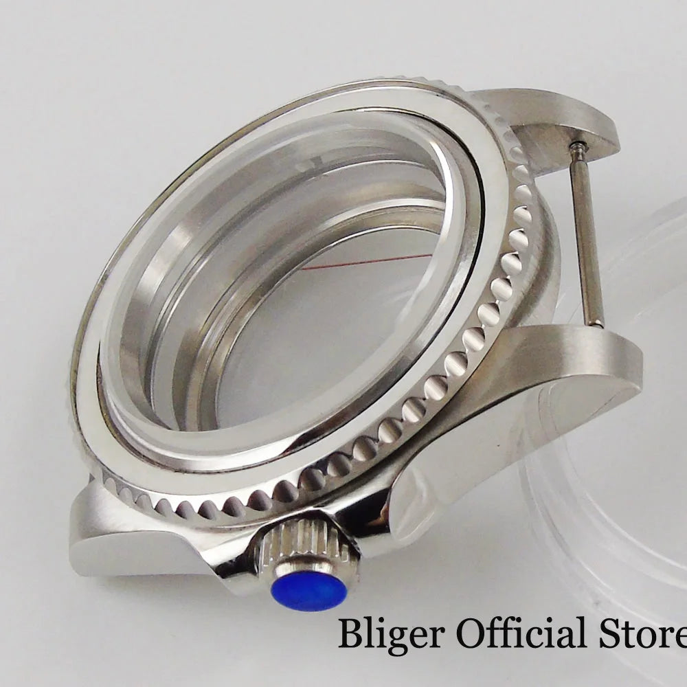 Bi-directional Rotating Bezel 40mm Dive Watch Case Bracelet 20ATM Waterproof Fit NH35 NH34 GMT ETA 2824 PT5000 Sapphire