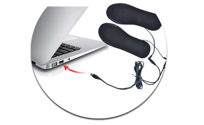 USB Heated Shoe Insoles Feet Warm Sock