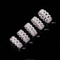 Ready to Ship Hiphop Star Ring Fine Jewelry Iced Out Gold Plated S925 Silver VVS Moissanite Diamond Cross Ring for Men Women