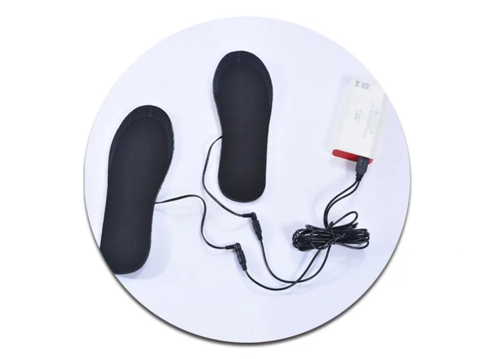USB Heated Shoe Insoles Feet Warm Sock