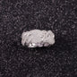 Ready to Ship S925 Sterling Silver Ring 18K Gold Plated Hip Hop Men VVS Moissanite Diamond Ring Factory Price