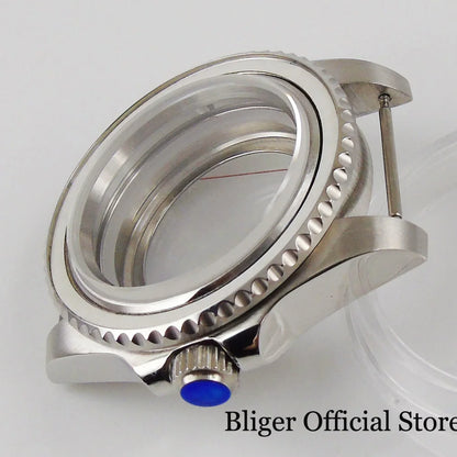 Bi-directional Rotating Bezel 40mm Dive Watch Case Bracelet 20ATM Waterproof Fit NH35 NH34 GMT ETA 2824 PT5000 Sapphire