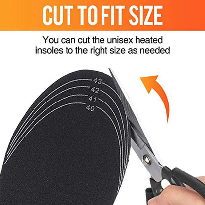 USB Heated Shoe Insoles Feet Warm Sock