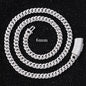 New Arrival Rapper's Hip Hop Jewelry 22mm 925 Sterling Silver 5 Rows VVS Moissanite Iced Out Thick Cuban Link Chain Necklace