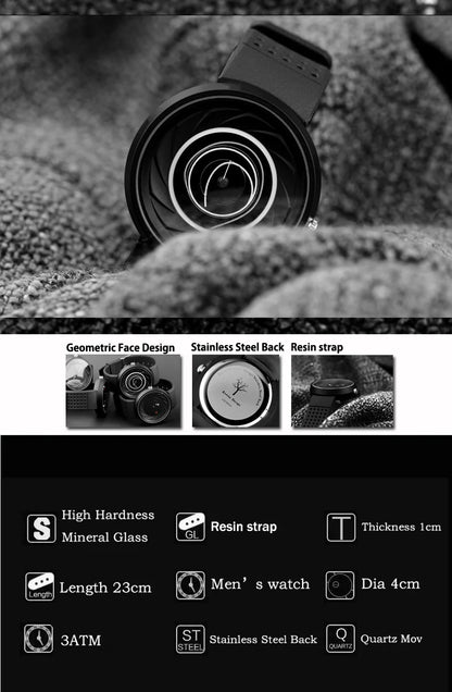2023 men's gift Enmex creative industrial   wristwatch digital design light sports fashion quartz watches