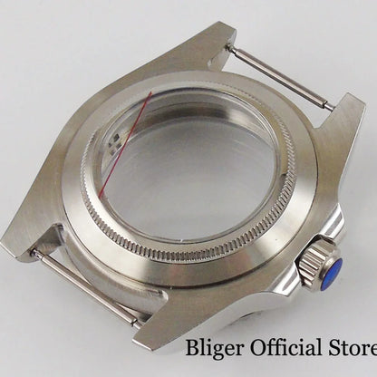 Bi-directional Rotating Bezel 40mm Dive Watch Case Bracelet 20ATM Waterproof Fit NH35 NH34 GMT ETA 2824 PT5000 Sapphire