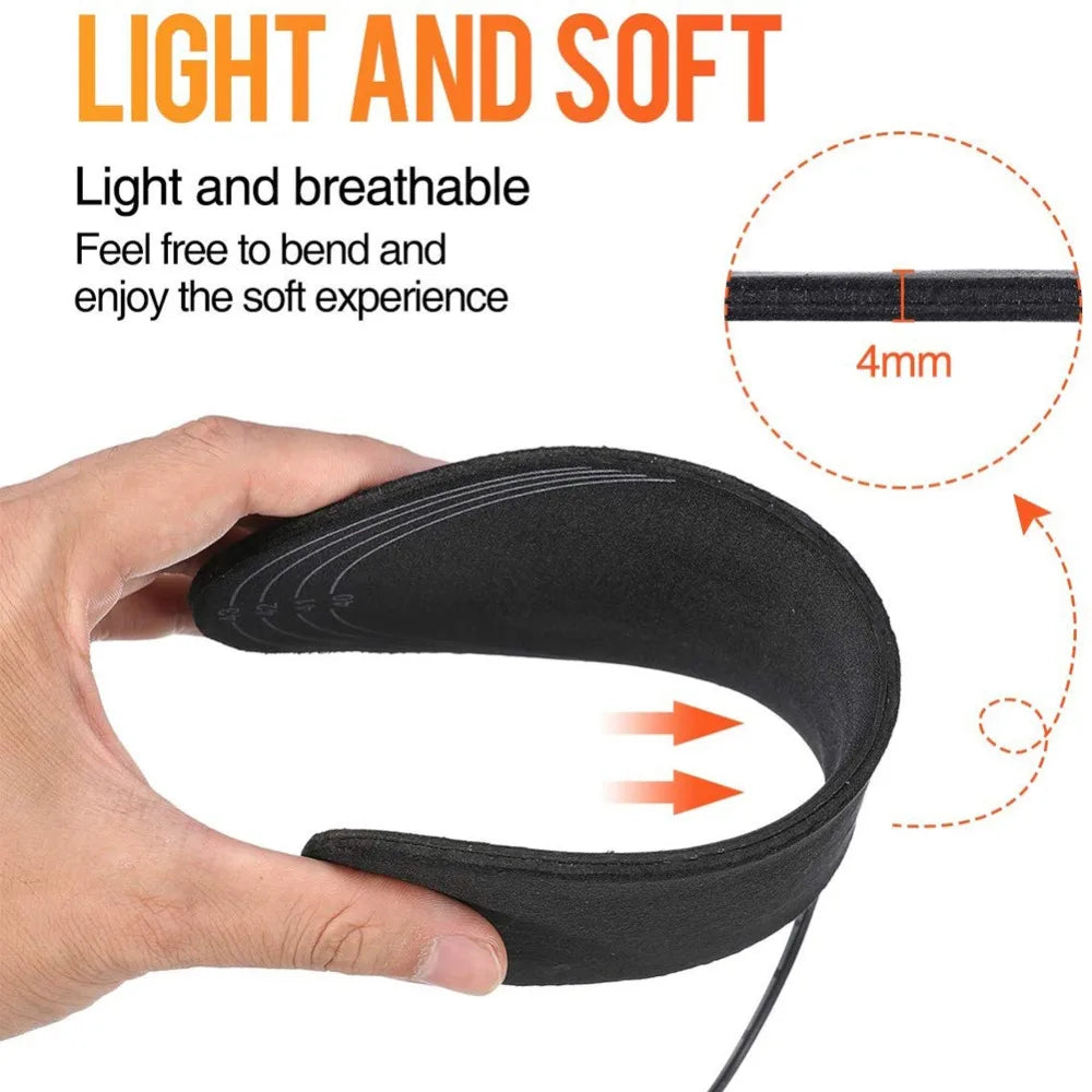 USB Heated Shoe Insoles Feet Warm Sock