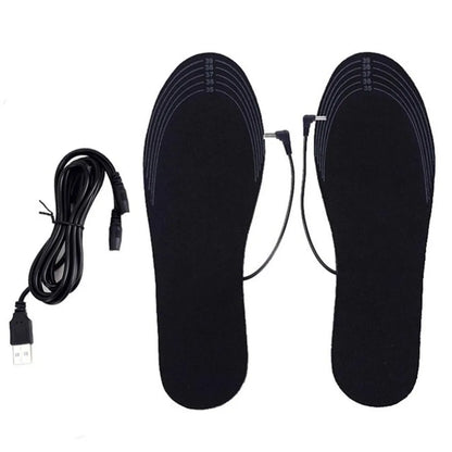 USB Heated Shoe Insoles Feet Warm Sock