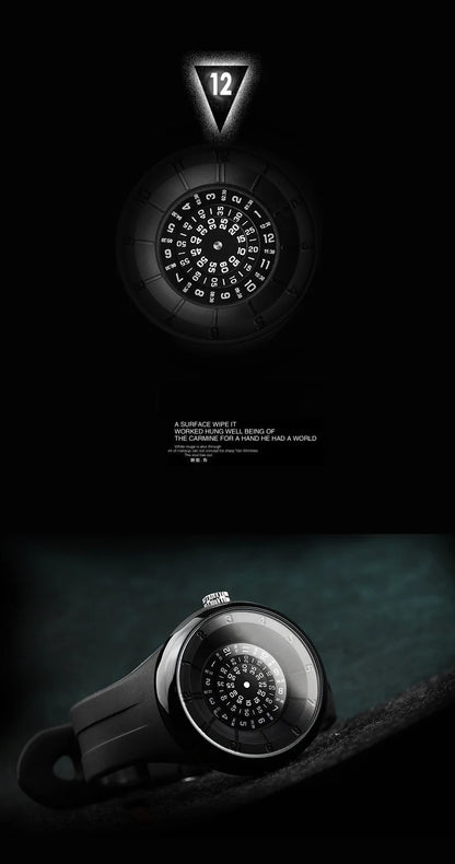 2023 men's gift Enmex creative industrial   wristwatch digital design light sports fashion quartz watches