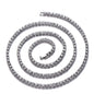 New Classical 4MM Tennis Chain Iced Out Bracelet Necklace Men Fashion Hip-Hop Jewelry Women 8/16/18/20/24/30inch Choker Gift