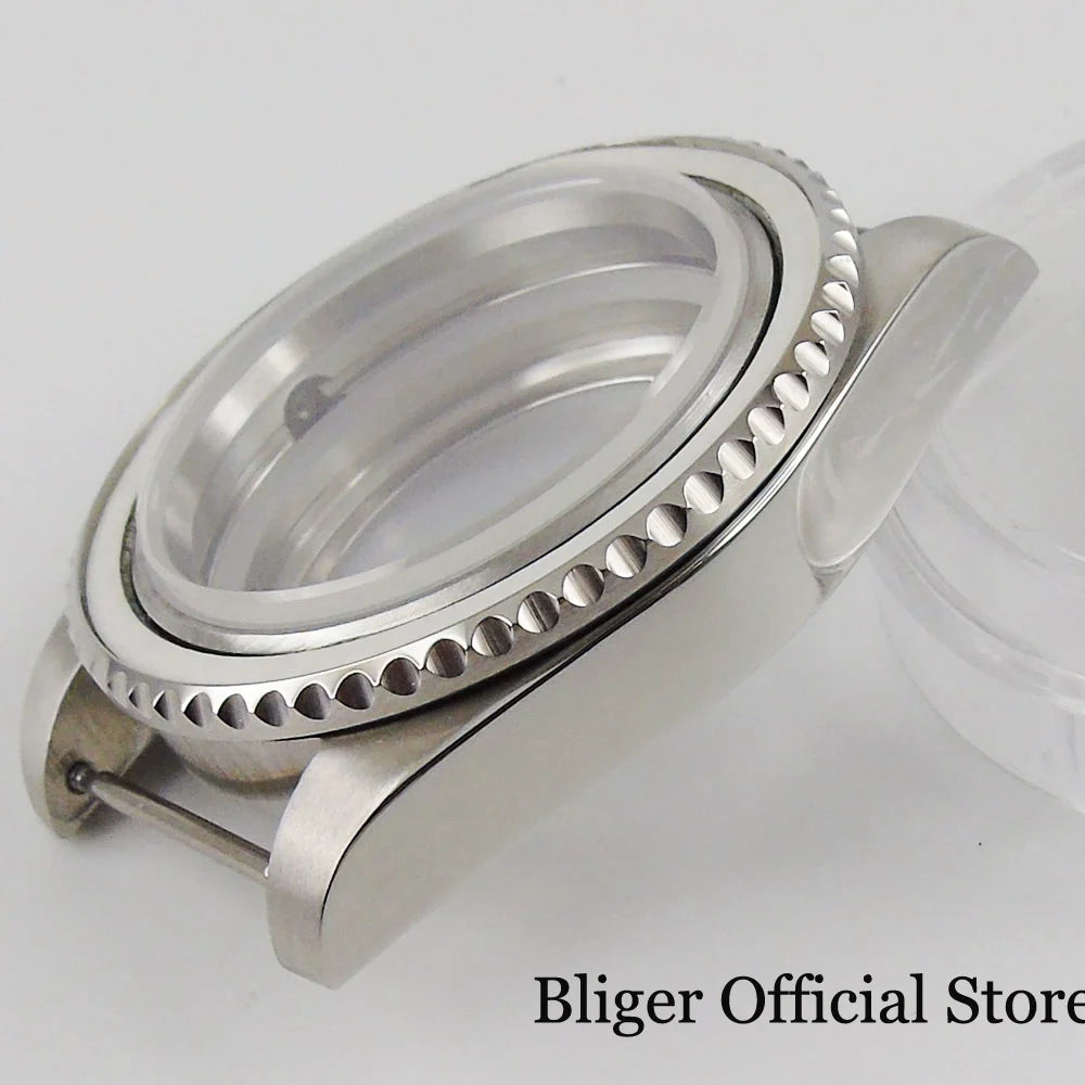 Bi-directional Rotating Bezel 40mm Dive Watch Case Bracelet 20ATM Waterproof Fit NH35 NH34 GMT ETA 2824 PT5000 Sapphire