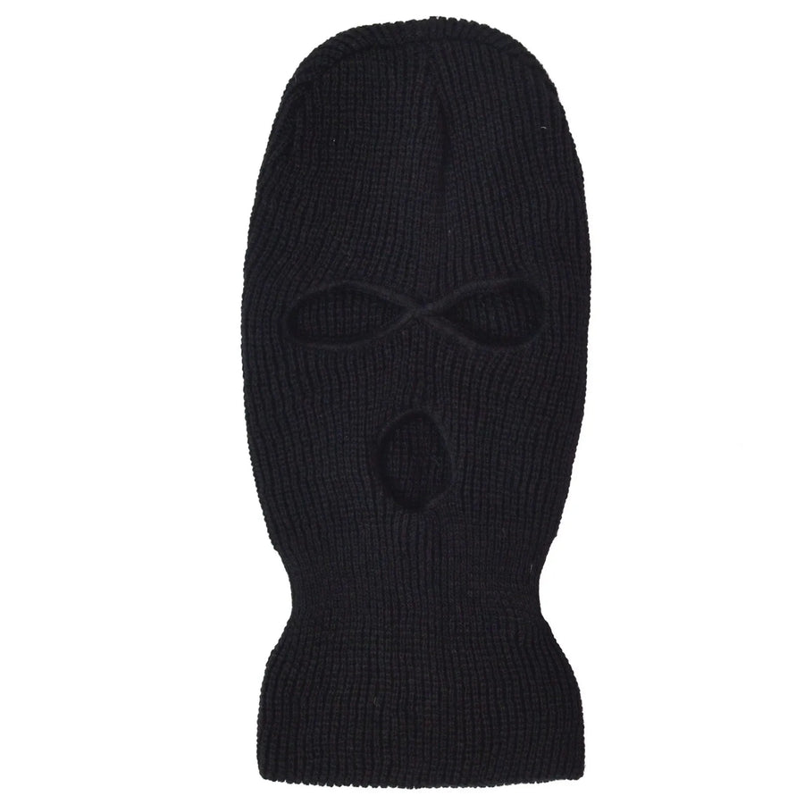 Motorcycle Windproof Full Face Knit Hats Custom SkiMask Men Warm Wool