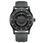 FOXBOX Watch Personalized Fashion Floating Magnetic Pointer Free Ball Bearing Creative Simple Waterproof Quartz Watch for Men