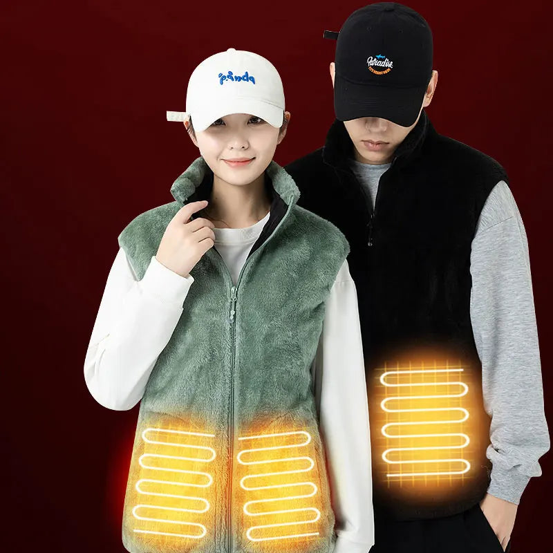 Heating Area Vest Men Women Winter