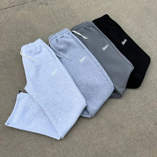 Wide-leg Pants Men Y2k American Street Vintage Versatile Trousers  Women