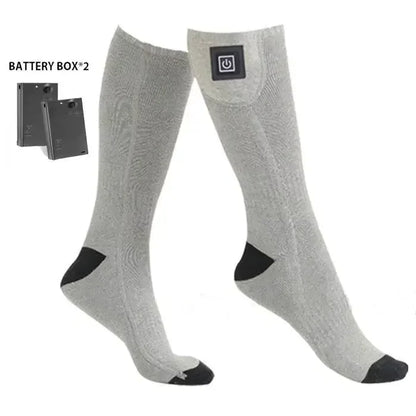 Heating Socks with Battery Box Rechargeable Anti-Cold Men
