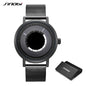 SINOBI Men's Fashion Quartz Watch Stainless Steel Blue Wristwatch Shock Resistant Water-Resistant Male Relogio Masculino