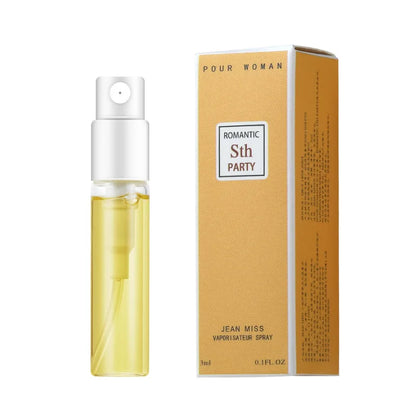 3ml JEAN MISS Pheromone Perfume Eau De Toilette for Women Men Atomizer Art Printed Packaging Lady Sample Long Lasting Perfume