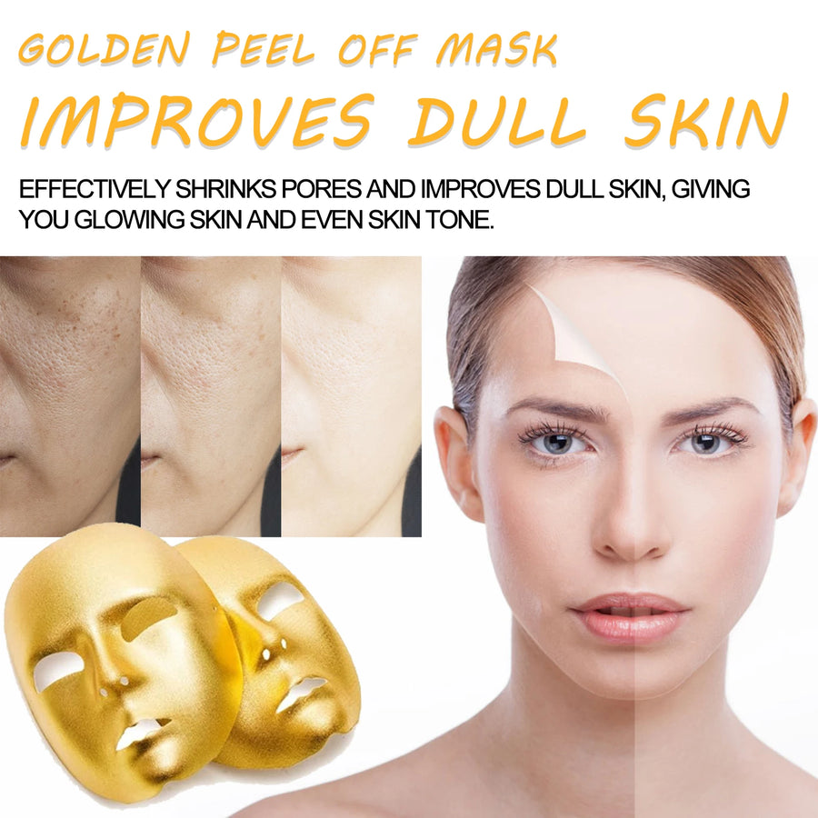 24K Gold Foil Peel-Off Facial Mask