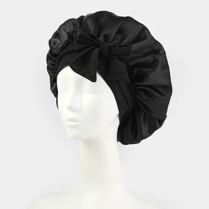 Satin Bonnet Silk Bonnet Adjustable Bonne For Sleeping Hair Bonnet With Tie Band Bonnets For Women Men