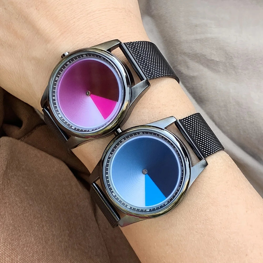 Men's Special Edition Quartz Watch Unique Creative Design Stainless Steel Band Christmas New Year Gift Fashion & Casual