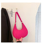 Y2k Vintage Women Underarm Bag Korean Casual Cute White Shoulder Bag Ladies Slings