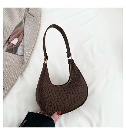 Y2k Vintage Women Underarm Bag Korean Casual Cute White Shoulder Bag Ladies Slings